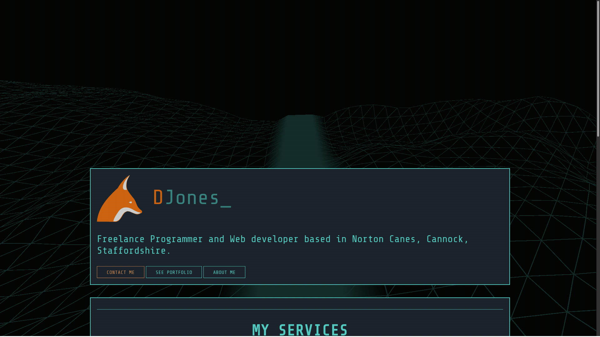 DJones.Tech Homepage